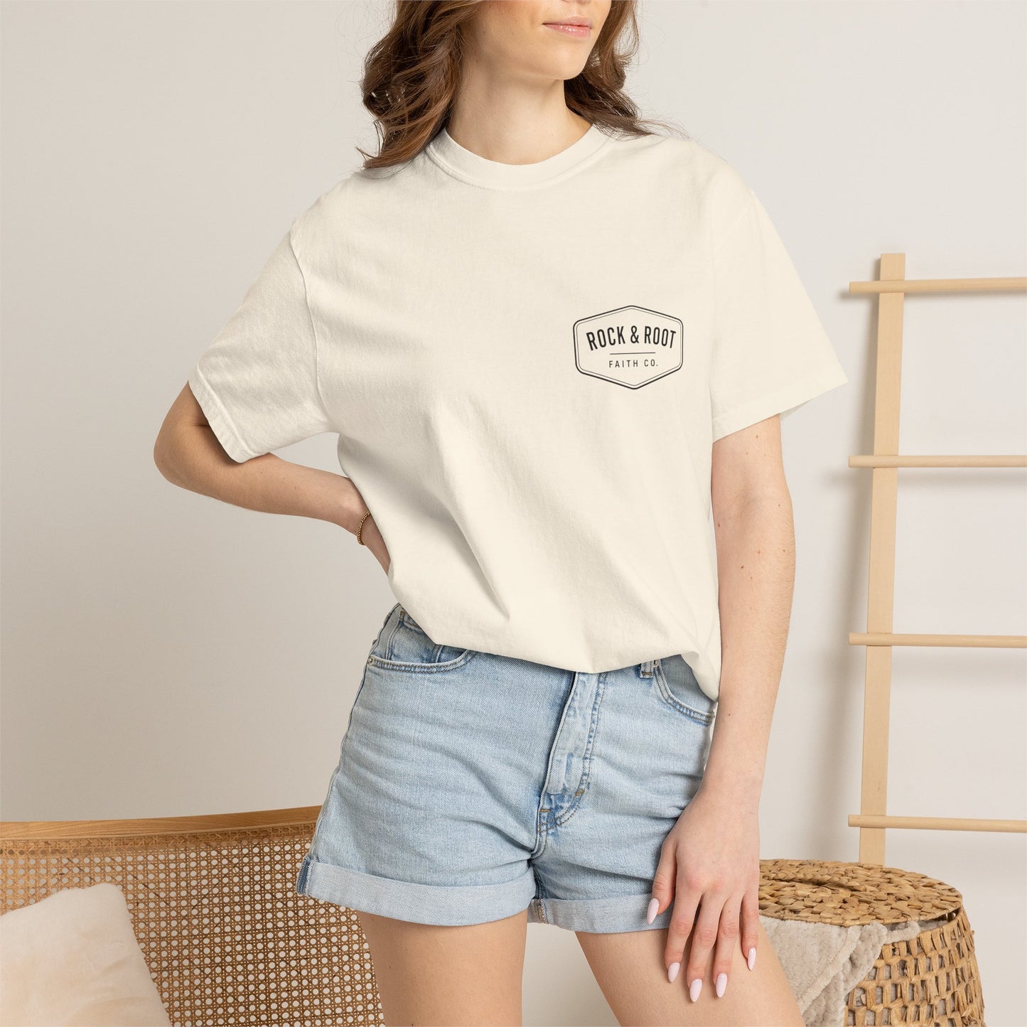 Eden Botanical T-Shirt — Vintage Floral Logo Tee